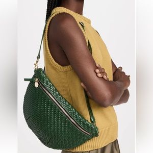 Clare V Grande Fanny Belt Bag in Evergreen